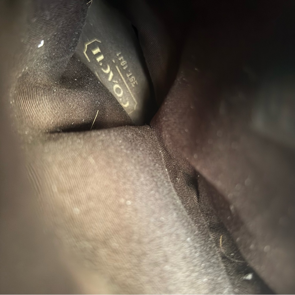 Coach Kally Signature Logo‎ Canva & Suede Boots Women Size 8.5B - Picture 15 of 16